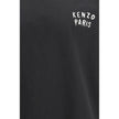Kenzo Schwarzes Langarm-T-Shirt aus Baumwolle