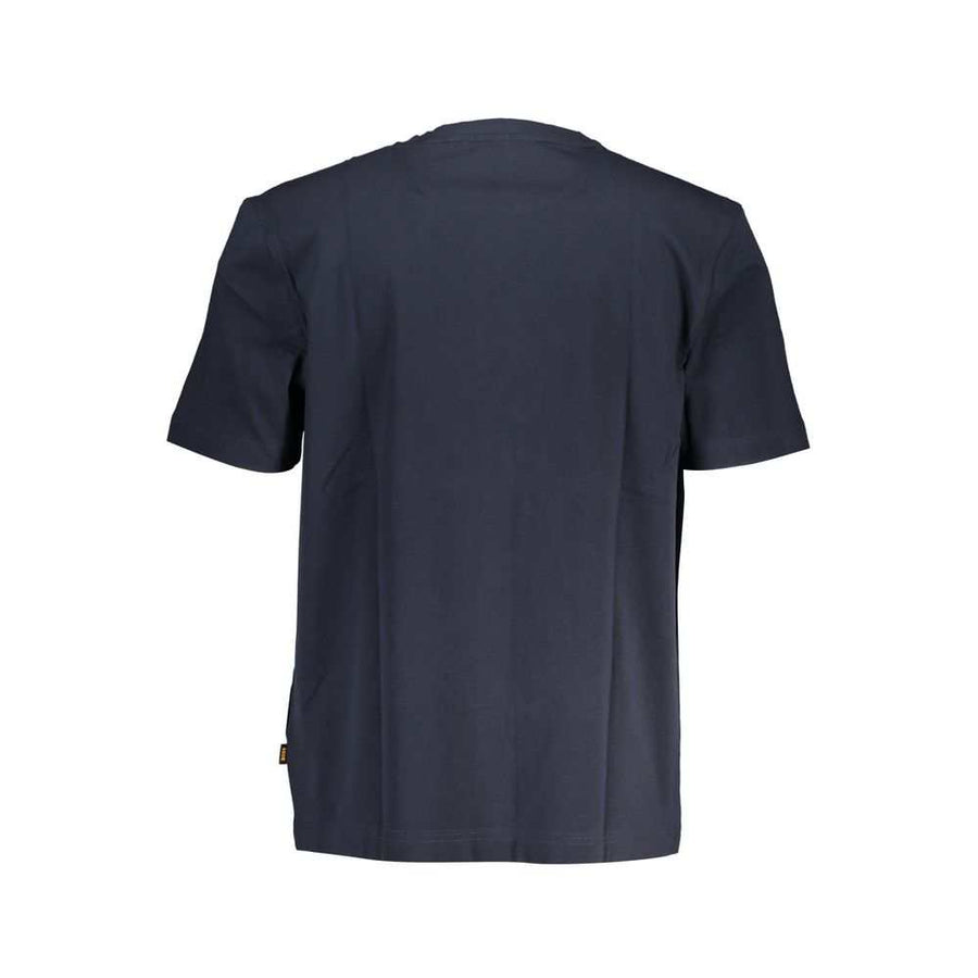 Hugo Boss Blu Baumwoll-T-Shirt für Herren in Blau mit Logo, Bio-Baumwolle und Stretch