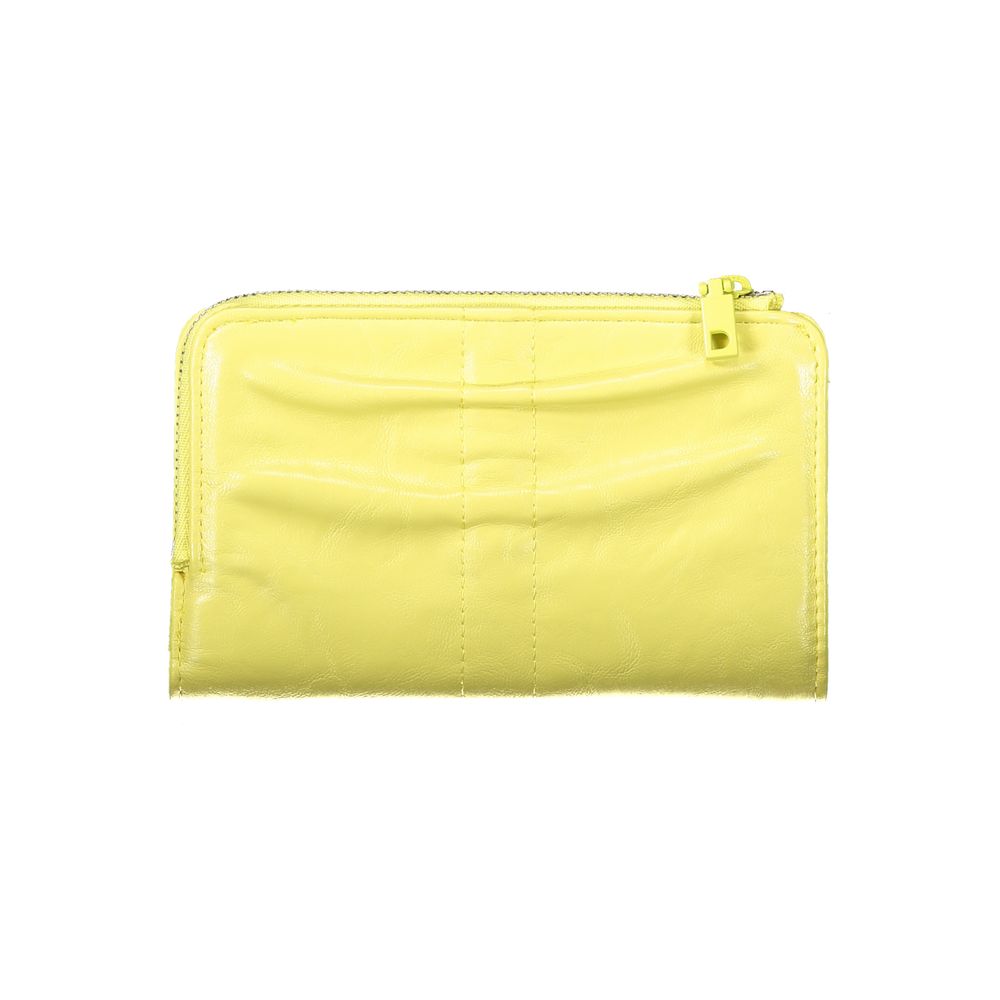 Desigual Yellow Polyurethane Women's Wallet
