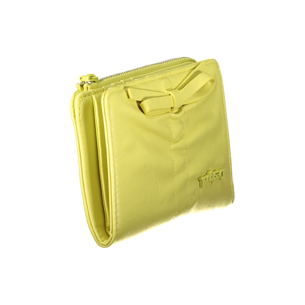 Desigual Yellow Polyurethane Women's Wallet