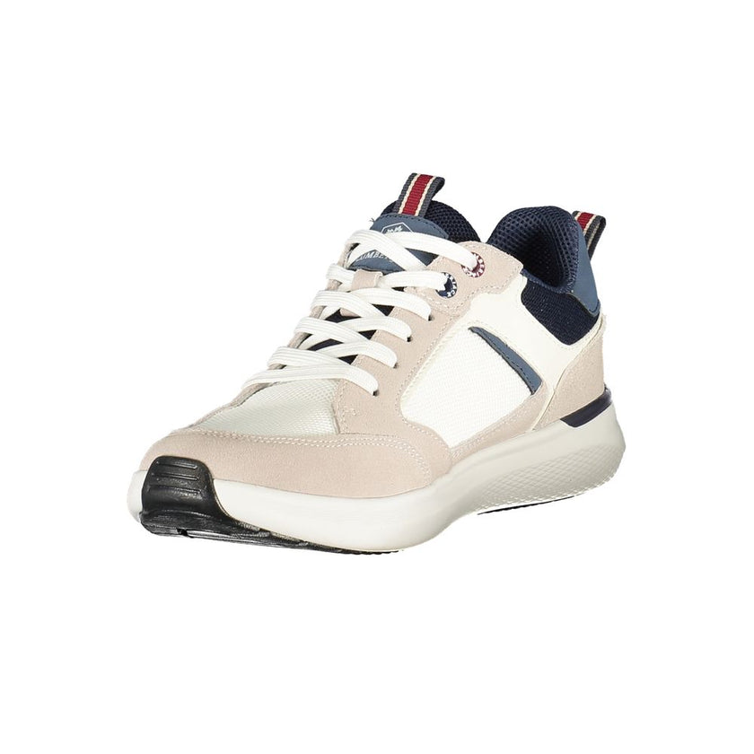 Lumberjack Weiße Herren-Sneaker aus Polyester