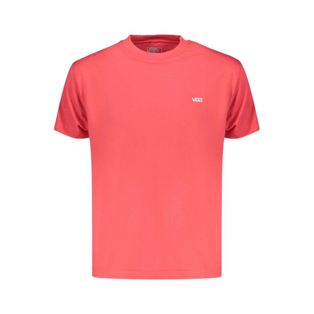 Vans Red Cotton T-Shirt for Men