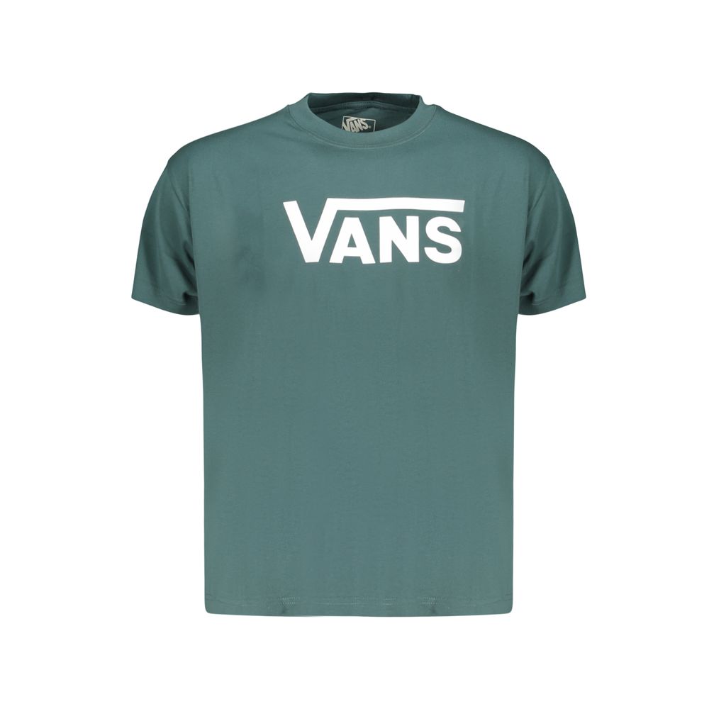 Men's Vans Green Cotton T-Shirt