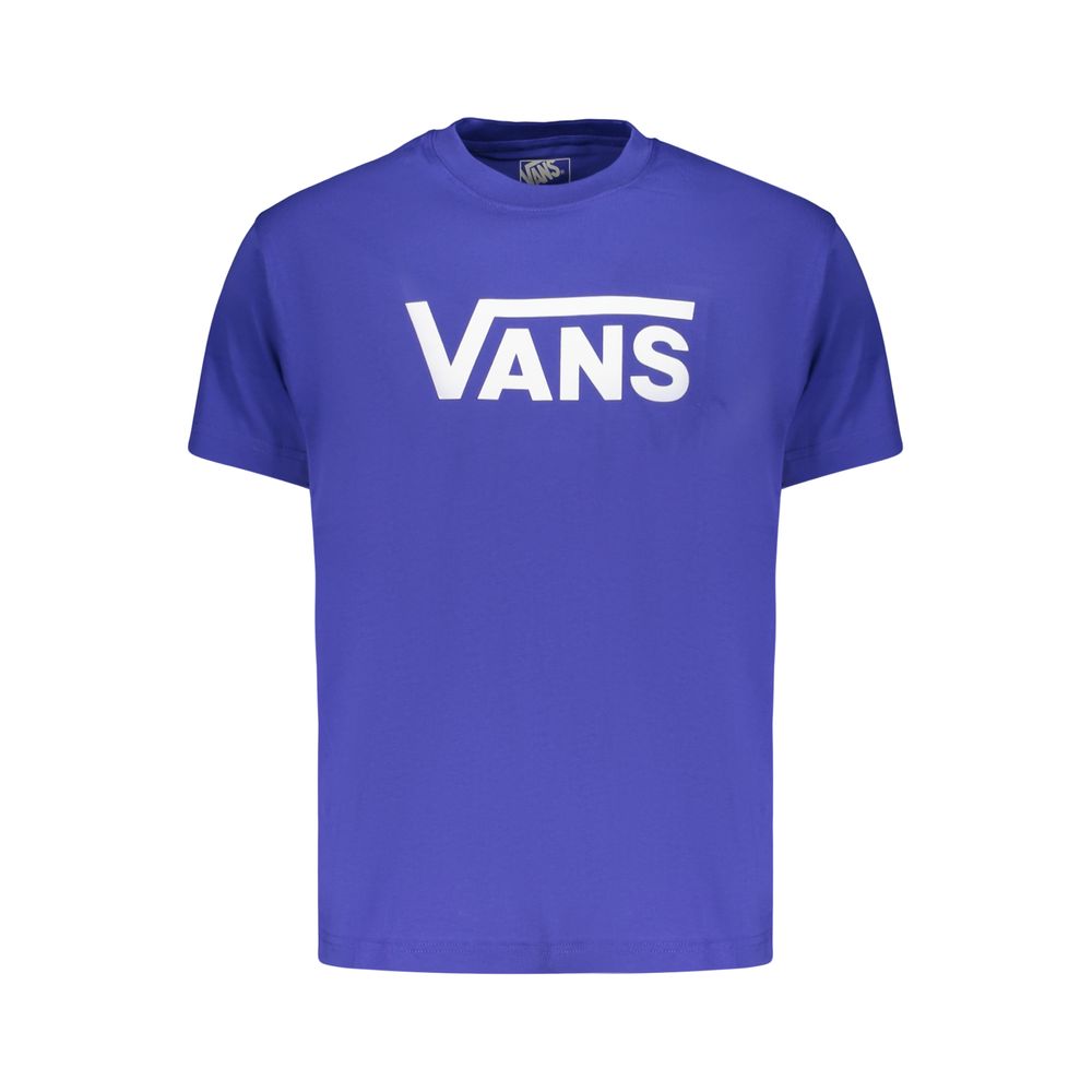 Men's Vans Blue Cotton T-Shirt