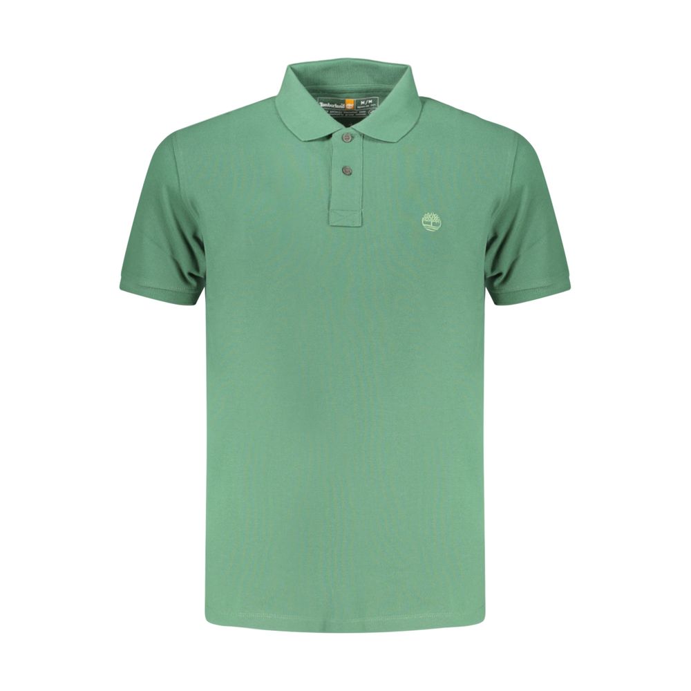 Timberland Men's Green Organic Cotton Polo Shirt