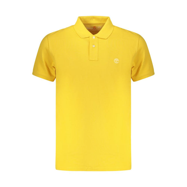 Timberland Herren Poloshirt aus gelber Baumwolle