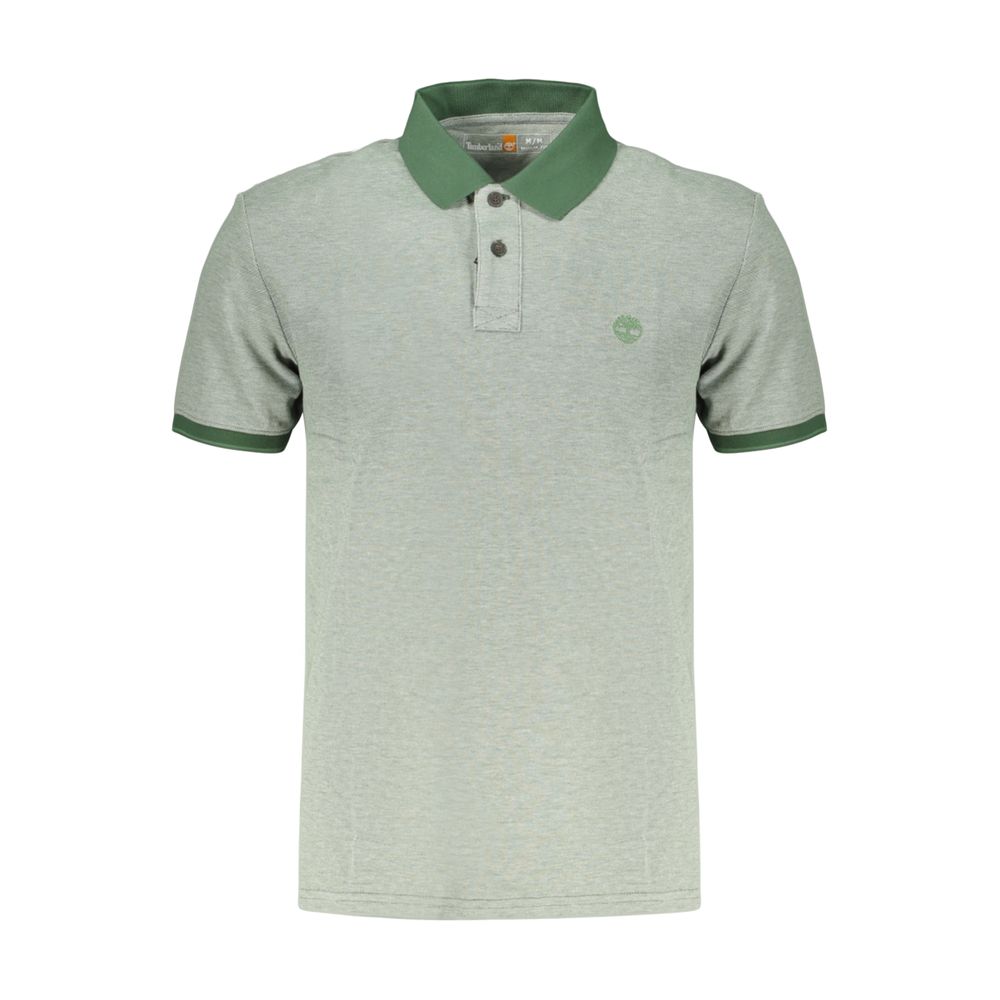 Timberland Grünes Polohemd aus Baumwolle