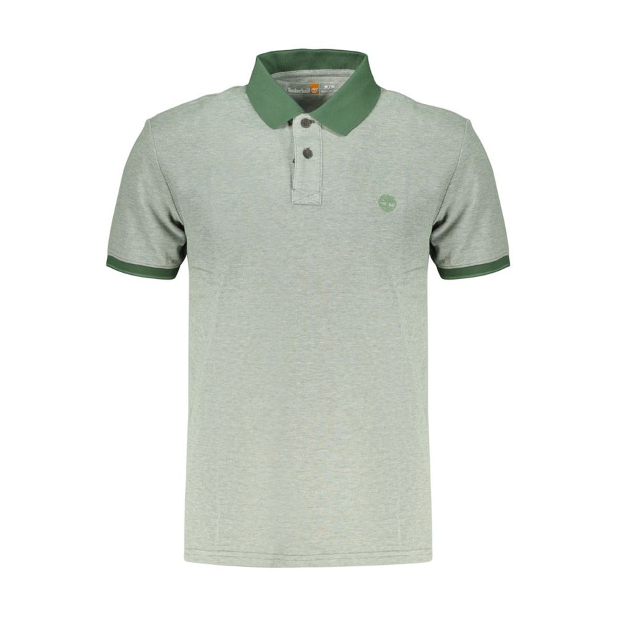 Timberland Green Cotton Polo Shirt