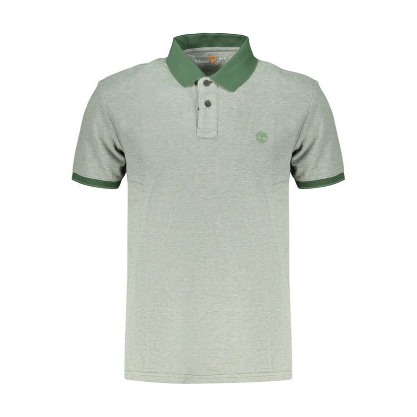 Timberland Grünes Polohemd aus Baumwolle