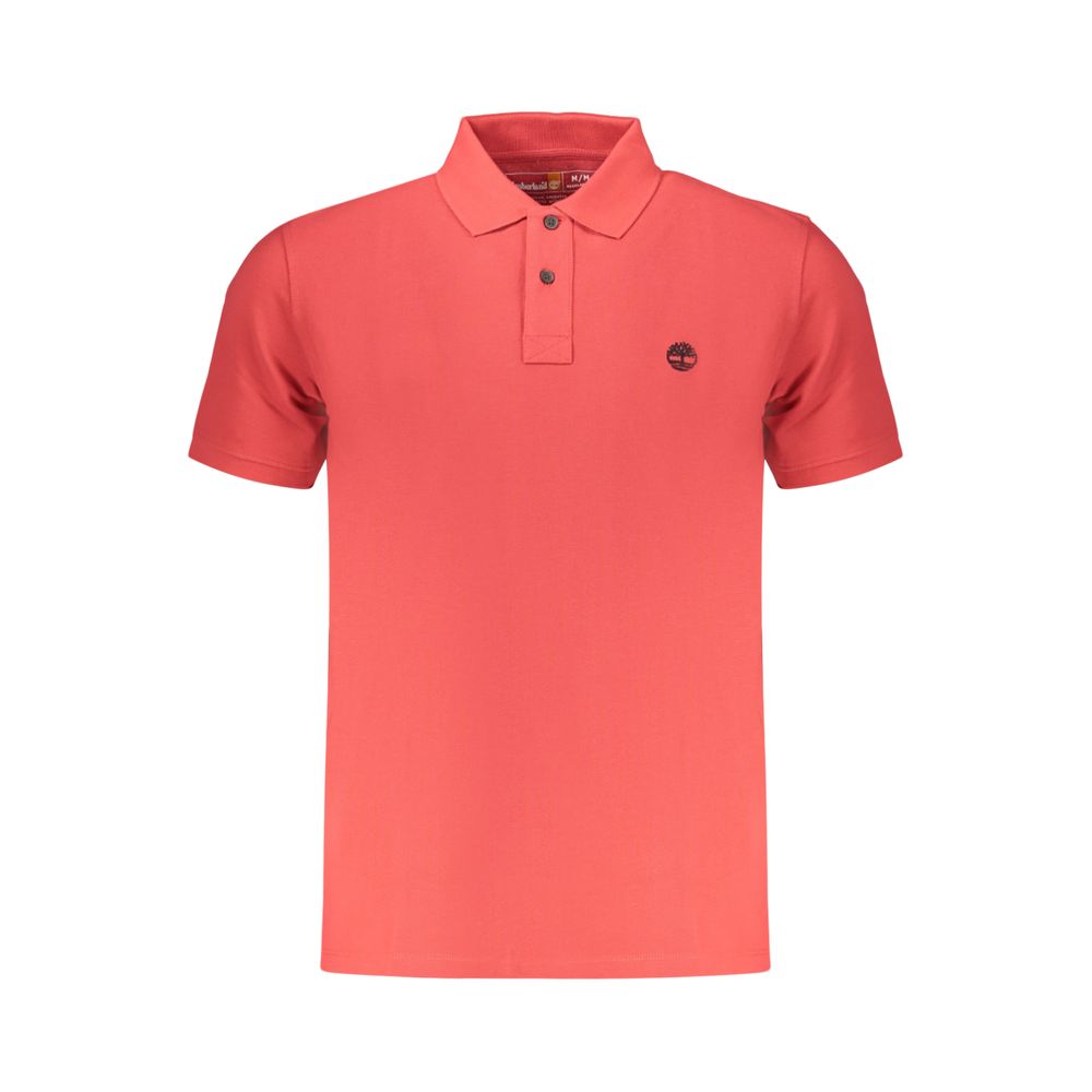 Men's Timberland Red Organic Cotton Polo Shirt