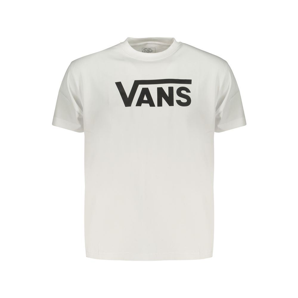 Vans White Cotton T-Shirt for Men