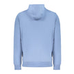 Norway 1963 Blauer Baumwoll-Kapuzenpullover für Herren