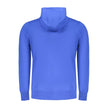 Norway 1963 Blauer Baumwoll-Kapuzenpullover für Herren