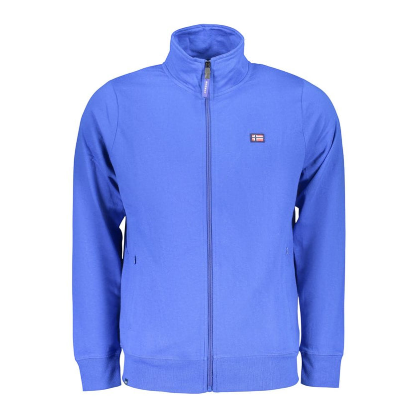 Norway 1963 Blauer Baumwoll-Sweatshirt für Herren