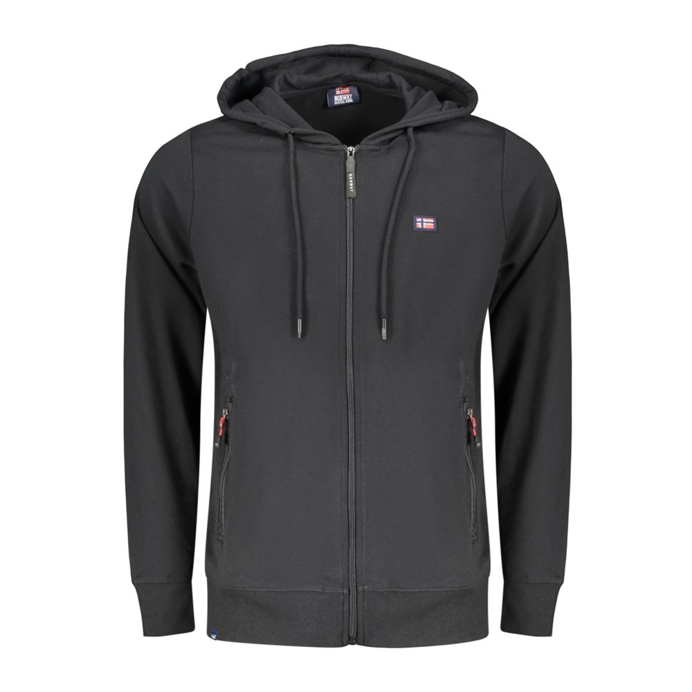 Norway 1963 Schwarzer Baumwoll-Sweatshirt