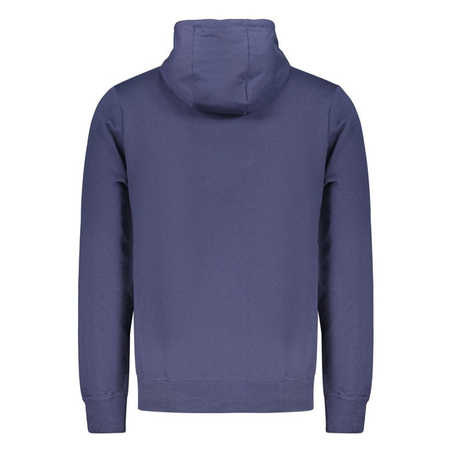 Norway 1963 Blauer Baumwoll-Kapuzenpullover für Herren