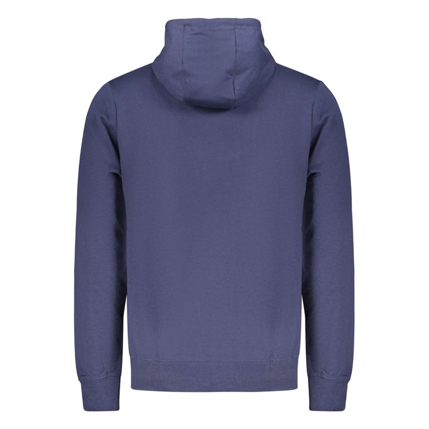 Norway 1963 Blauer Baumwoll-Kapuzenpullover für Herren