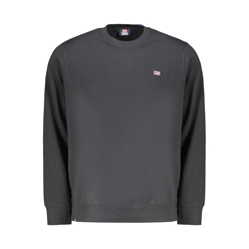 Norway 1963 Schwarzer Baumwoll-Herren-Sweatshirt
