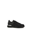 Philipp Plein Schwarze Bos Taurus Kalbsleder Low-Top-Sneaker