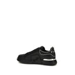 Philipp Plein Schwarze Bos Taurus Kalbsleder Low-Top-Sneaker