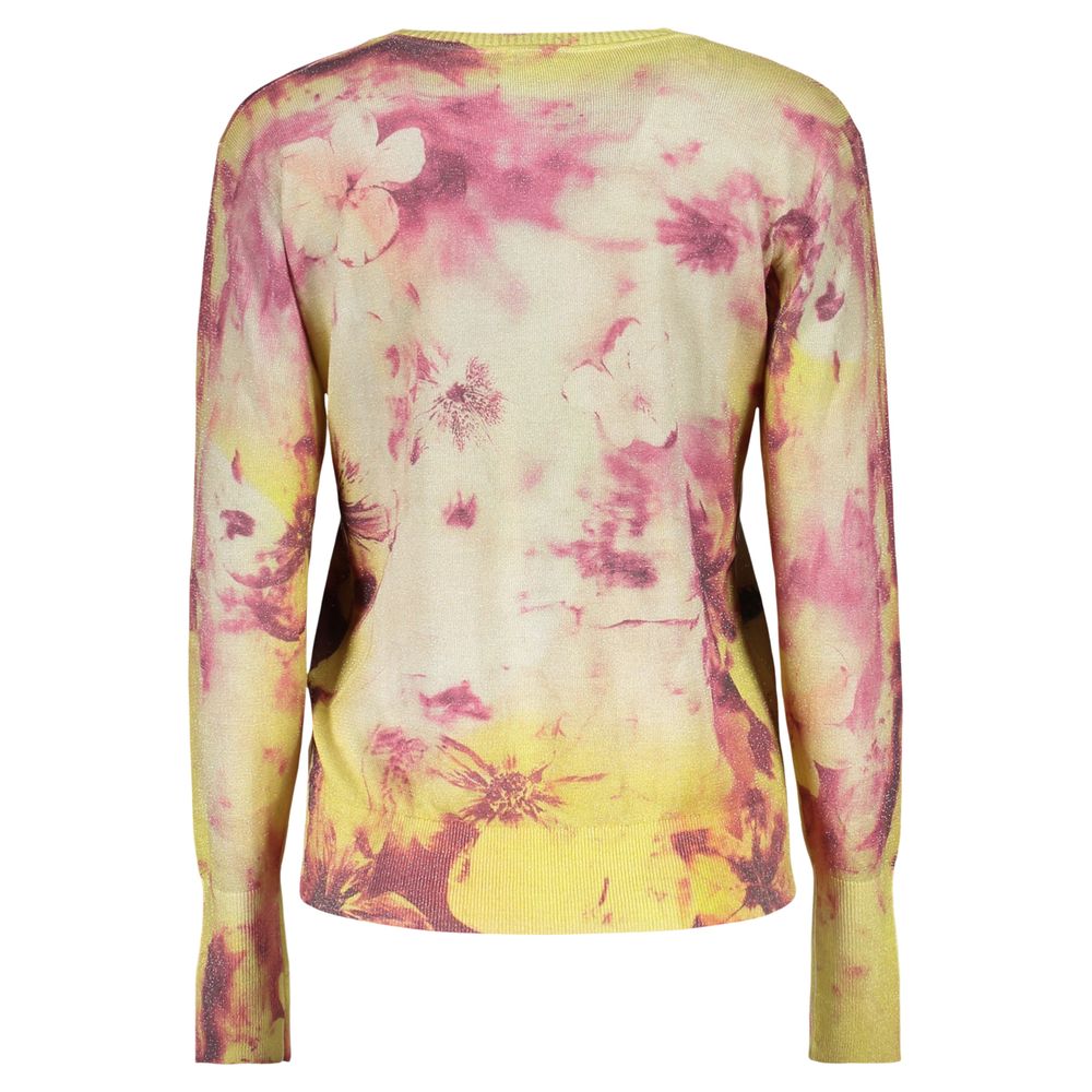 Desigual Yellow Viscose Women's Sweater