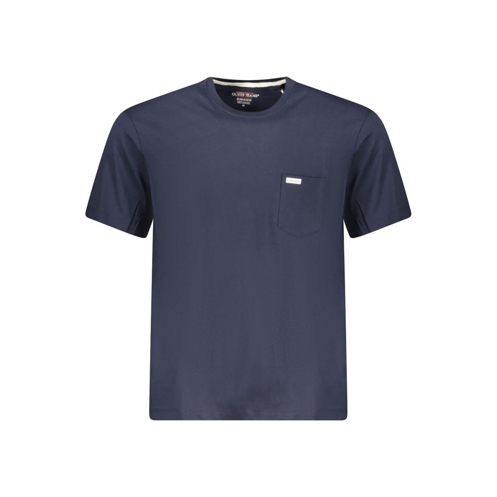 Guess Jeans Men's Blue Organic Cotton T-Shirt