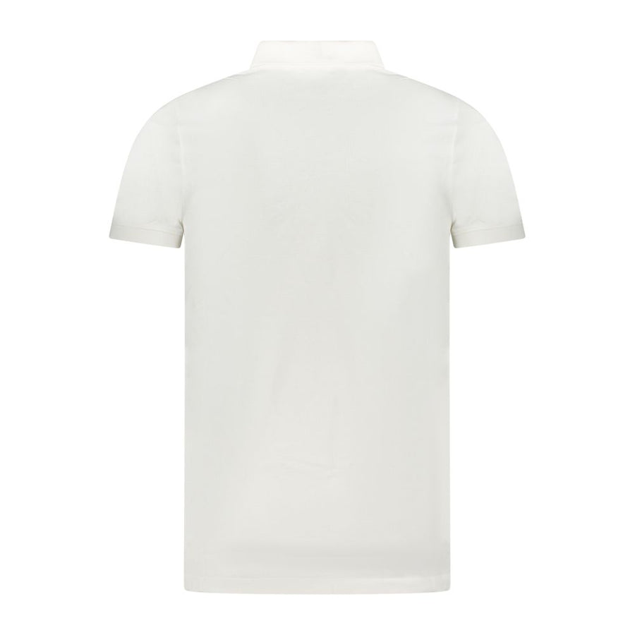 Tommy Hilfiger Men's White Cotton Polo Shirt