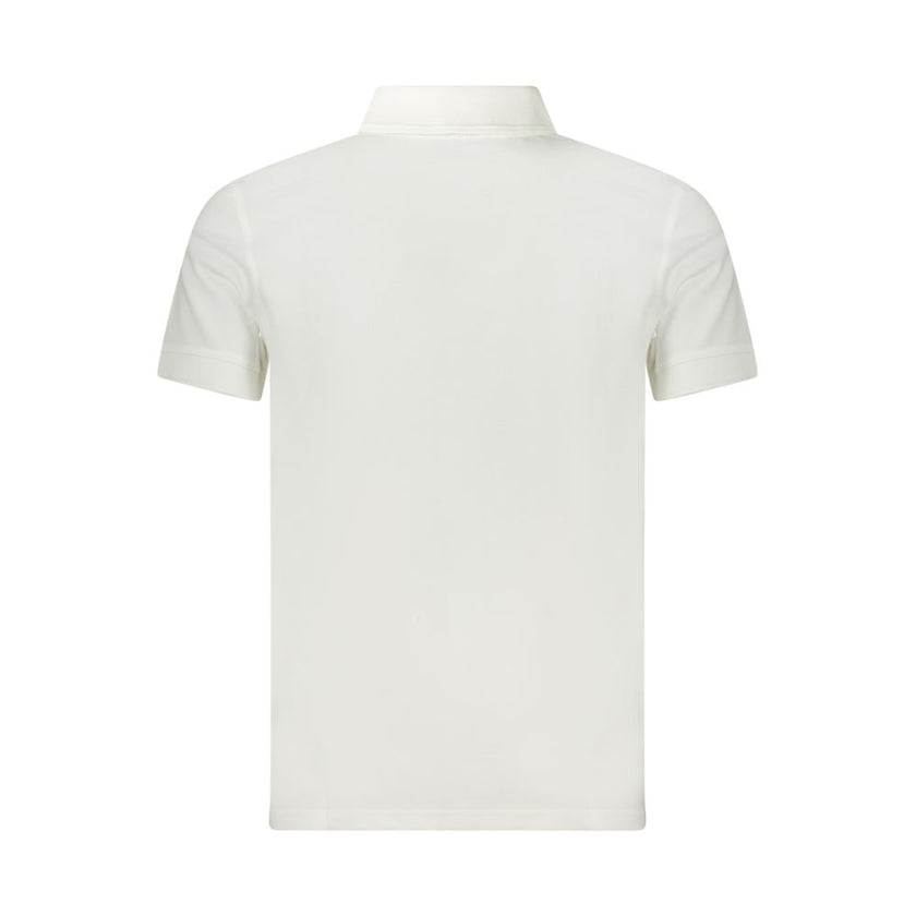 Hugo Boss Bianco Baumwoll-Herrenpoloshirt