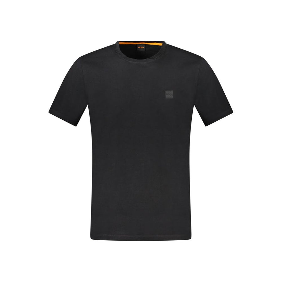 Hugo Boss Schwarzes Baumwoll-T-Shirt für Herren