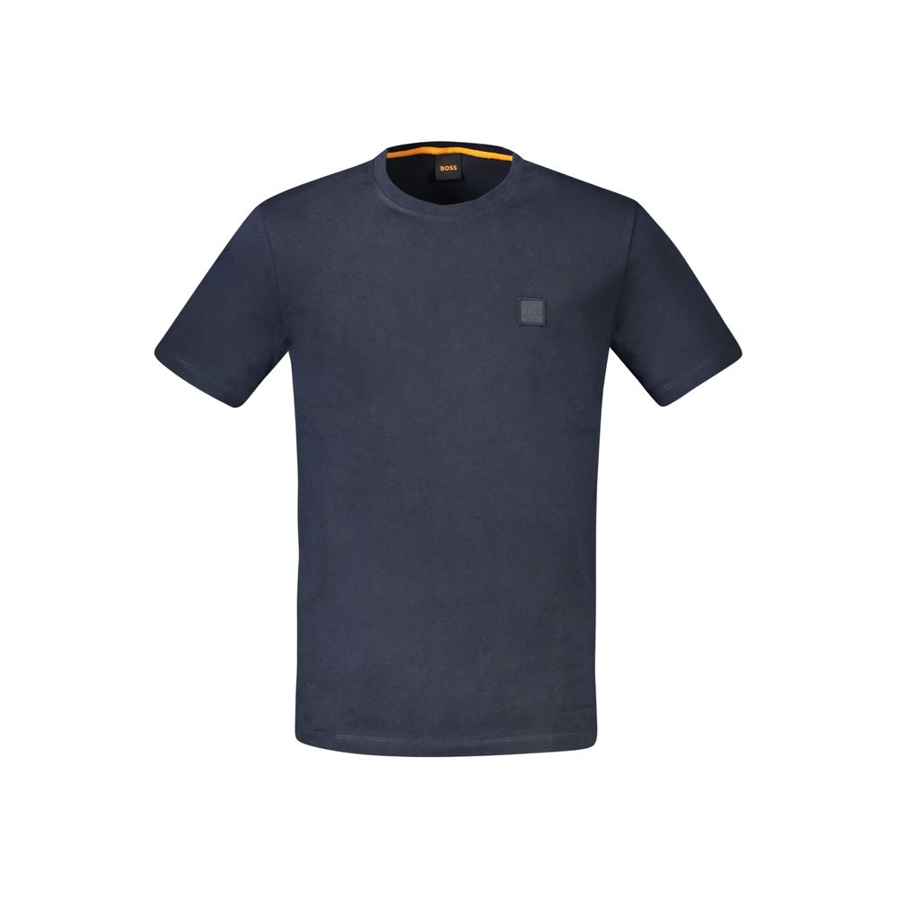 Hugo Boss Men's Blue Cotton T-Shirt