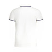 Cavalli Class Bianco Baumwoll-Herrenpoloshirt