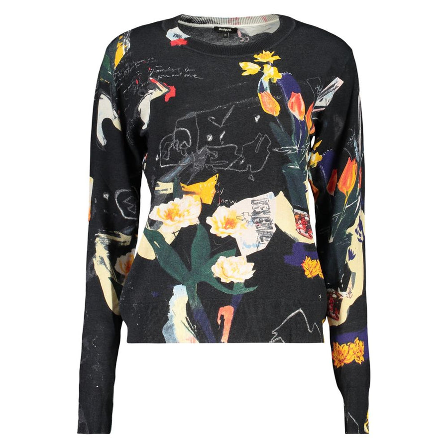 Desigual Women's Black Viscose Jumper