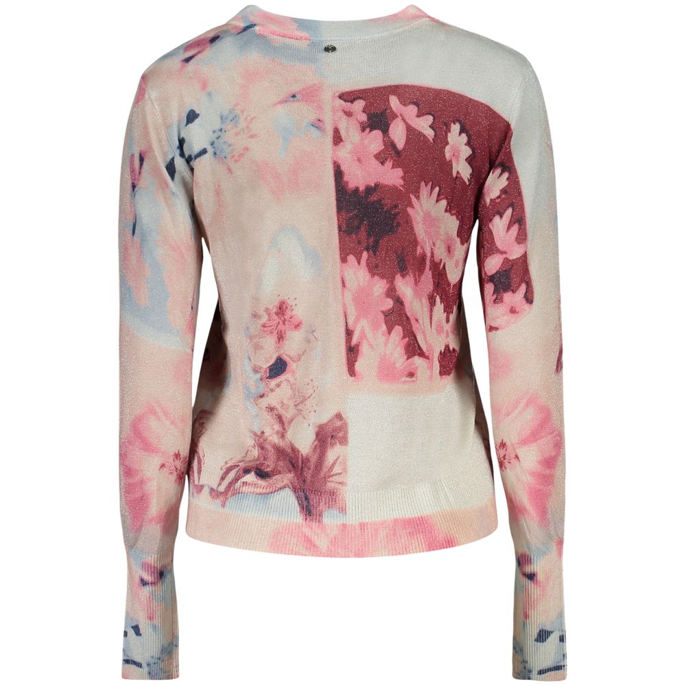 Desigual Pink Viscose Women's Sweater