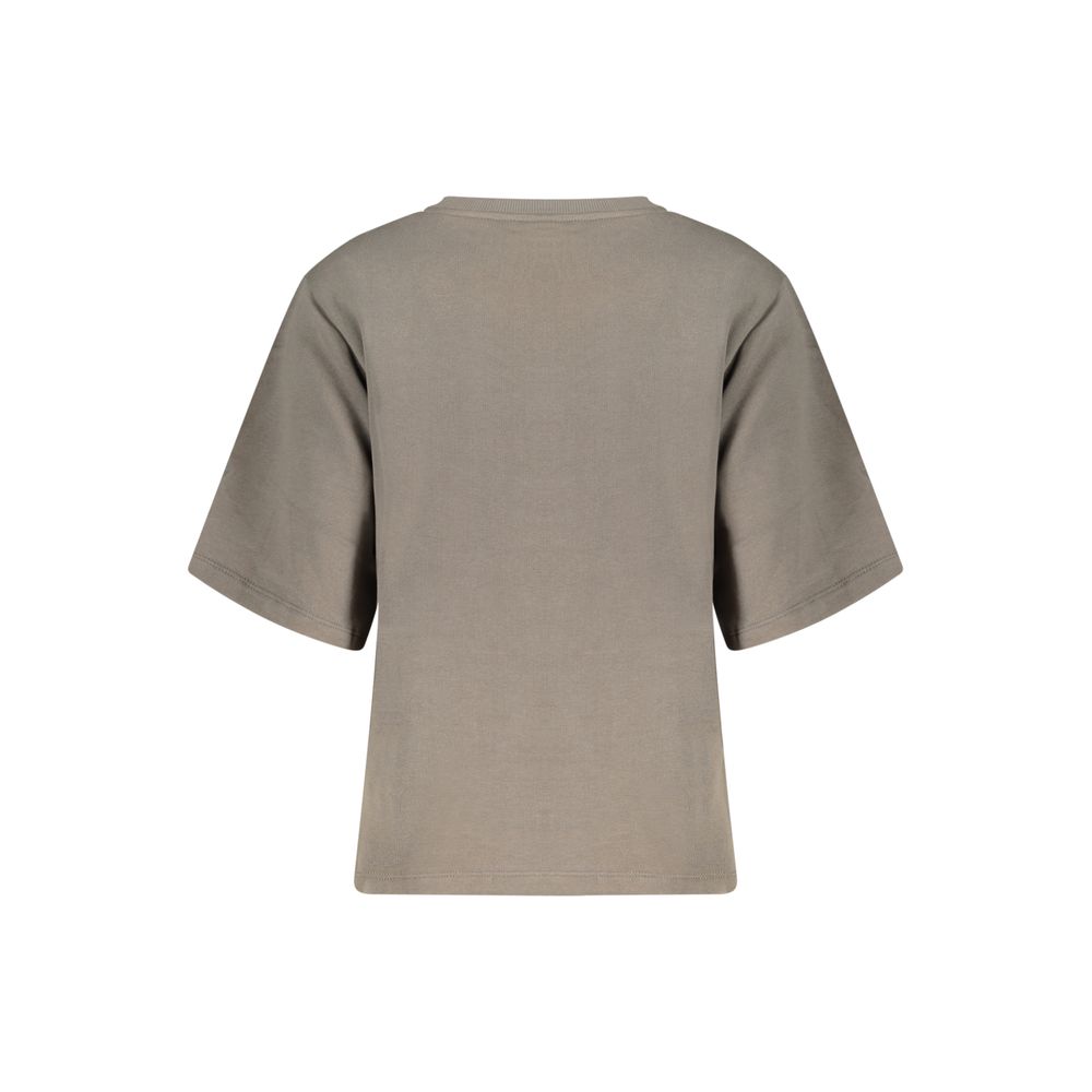 Desigual Grey Cotton Sweatshirt for Women