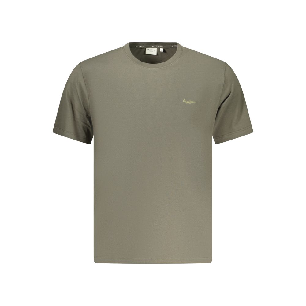 Men's Pepe Jeans Green Cotton T-Shirt