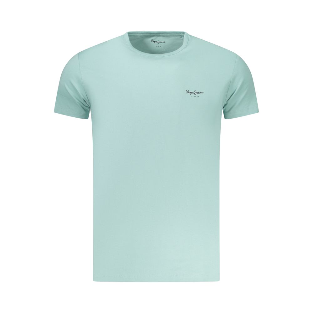 Pepe Jeans Azzurro Baumwoll-T-Shirt für Herren