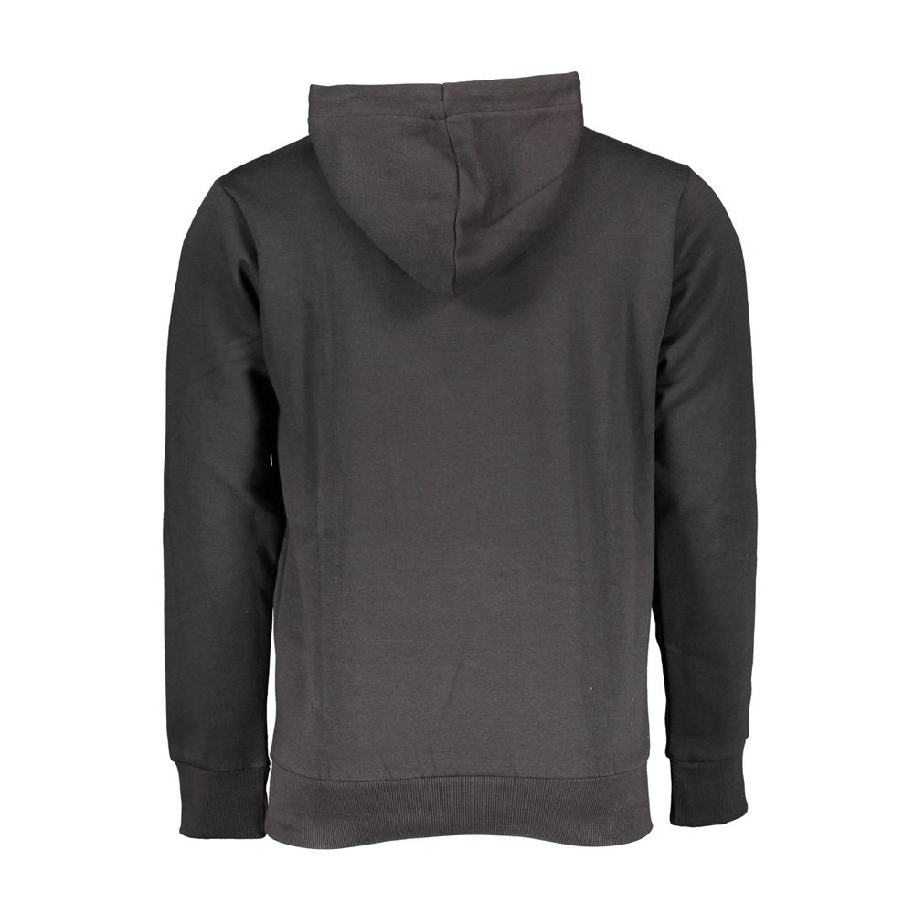 U.S. Grand Polo Schwarzer Baumwoll-Herren-Sweatshirt
