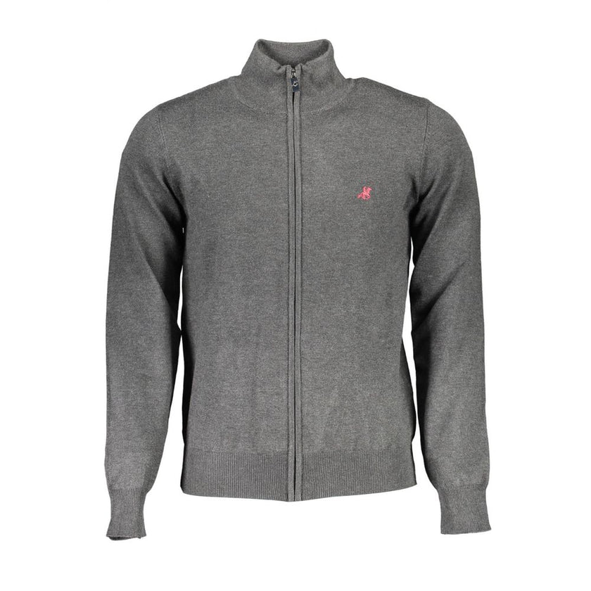 U.S. Grand Polo Graues Sweatshirt aus Nylon