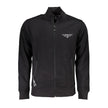 U.S. Grand Polo Schwarzer Baumwoll-Sweatshirt