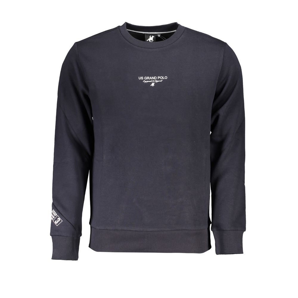 U.S. Grand Polo Blaues Baumwoll-Sweatshirt für Herren