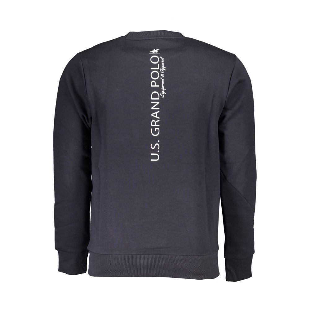U.S. Grand Polo Blaues Baumwoll-Sweatshirt für Herren