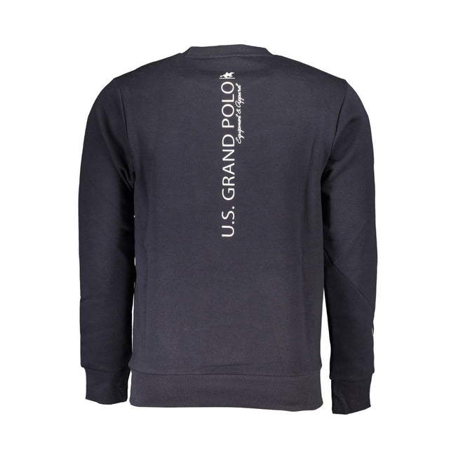 U.S. Grand Polo Blaues Baumwoll-Sweatshirt für Herren