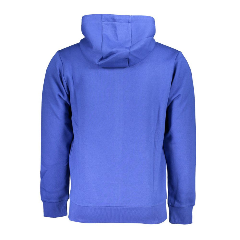 U.S. Grand Polo Blauer Baumwoll-Kapuzenpullover für Herren
