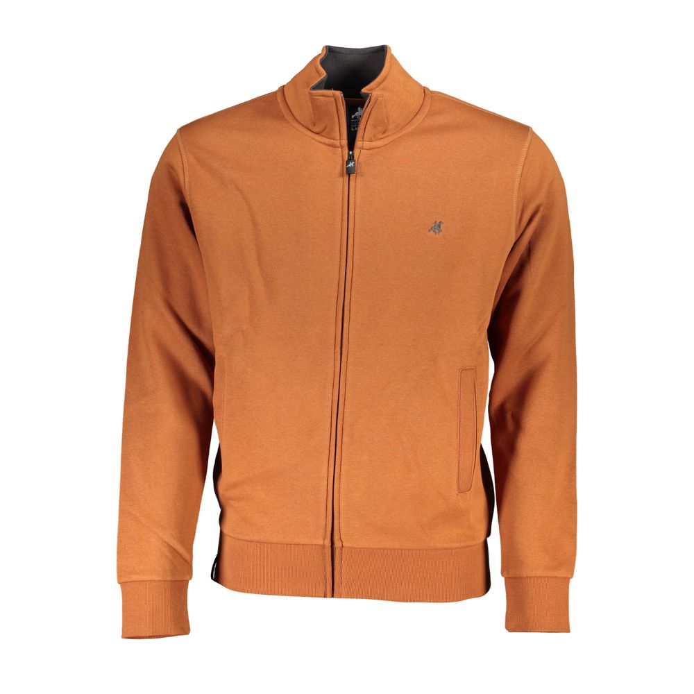 U.S. Grand Polo Marrone Baumwoll-Sweatshirt für Herren