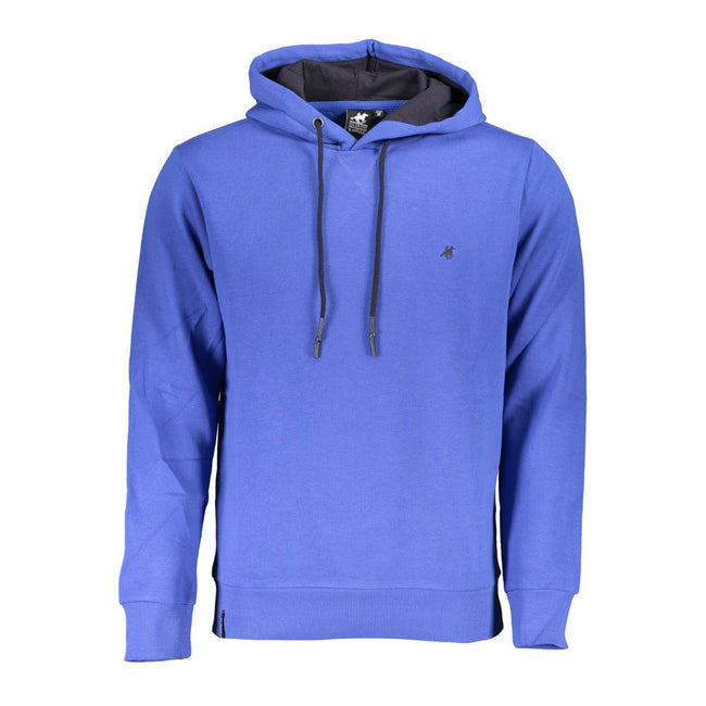 U.S. Grand Polo Blauer Baumwoll-Sweatshirt