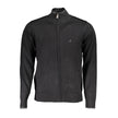 U.S. Grand Polo Schwarzer Herren Cardigan aus Viskose