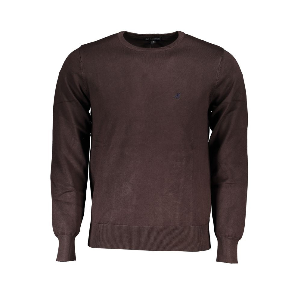 U.S. Grand Polo Marrone Viscosa Herrenpullover