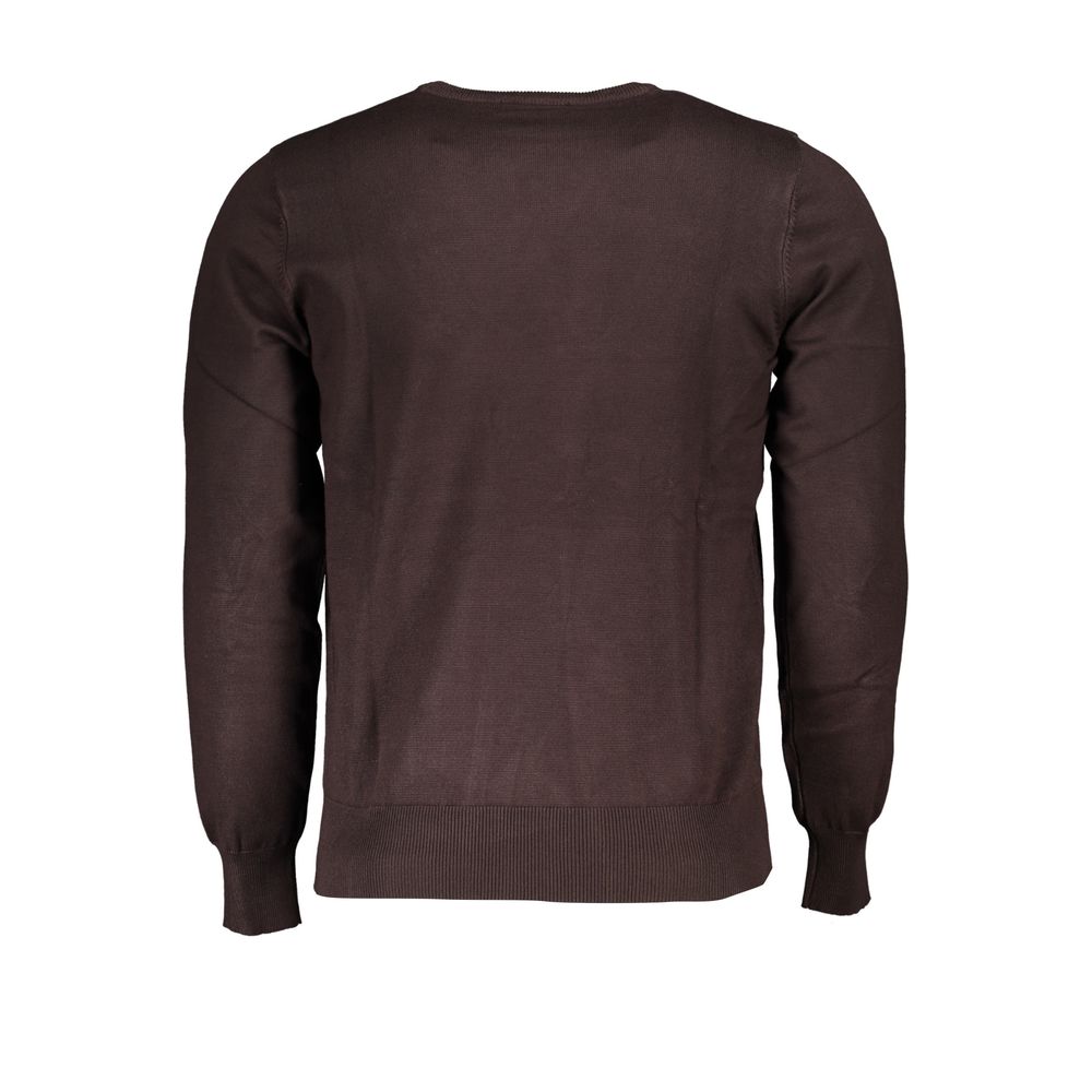U.S. Grand Polo Marrone Viscosa Herrenpullover