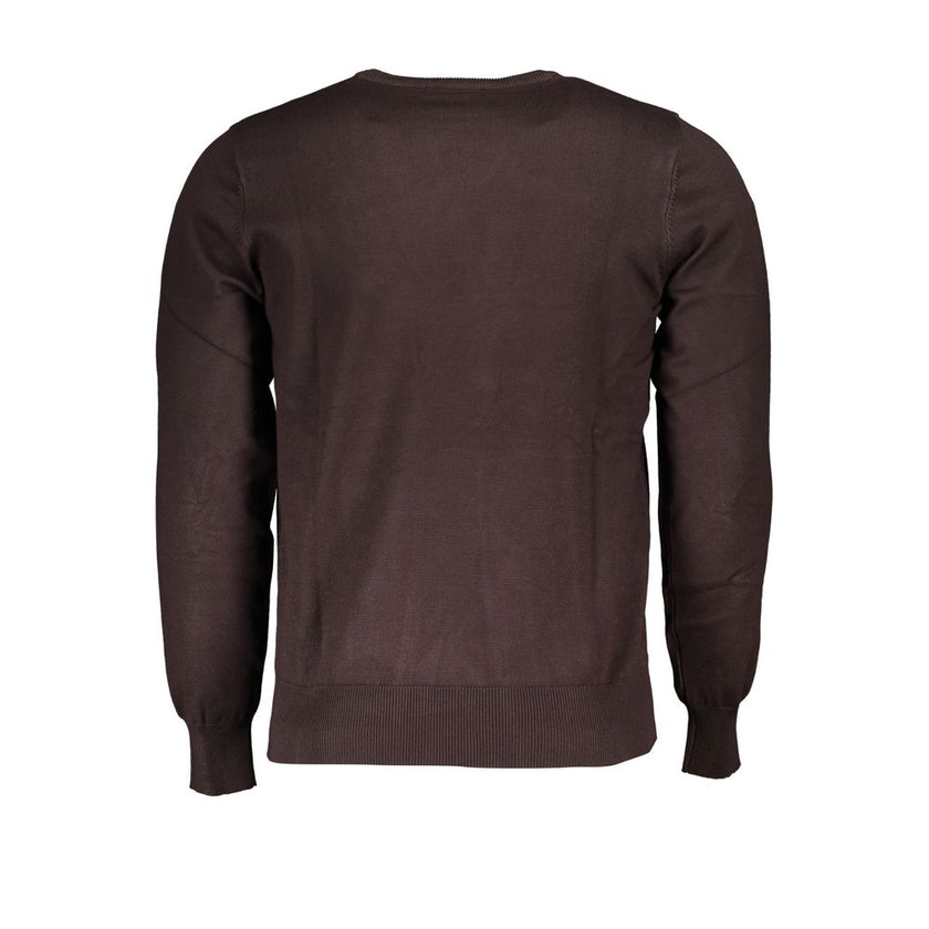 U.S. Grand Polo Marrone Viscosa Herrenpullover
