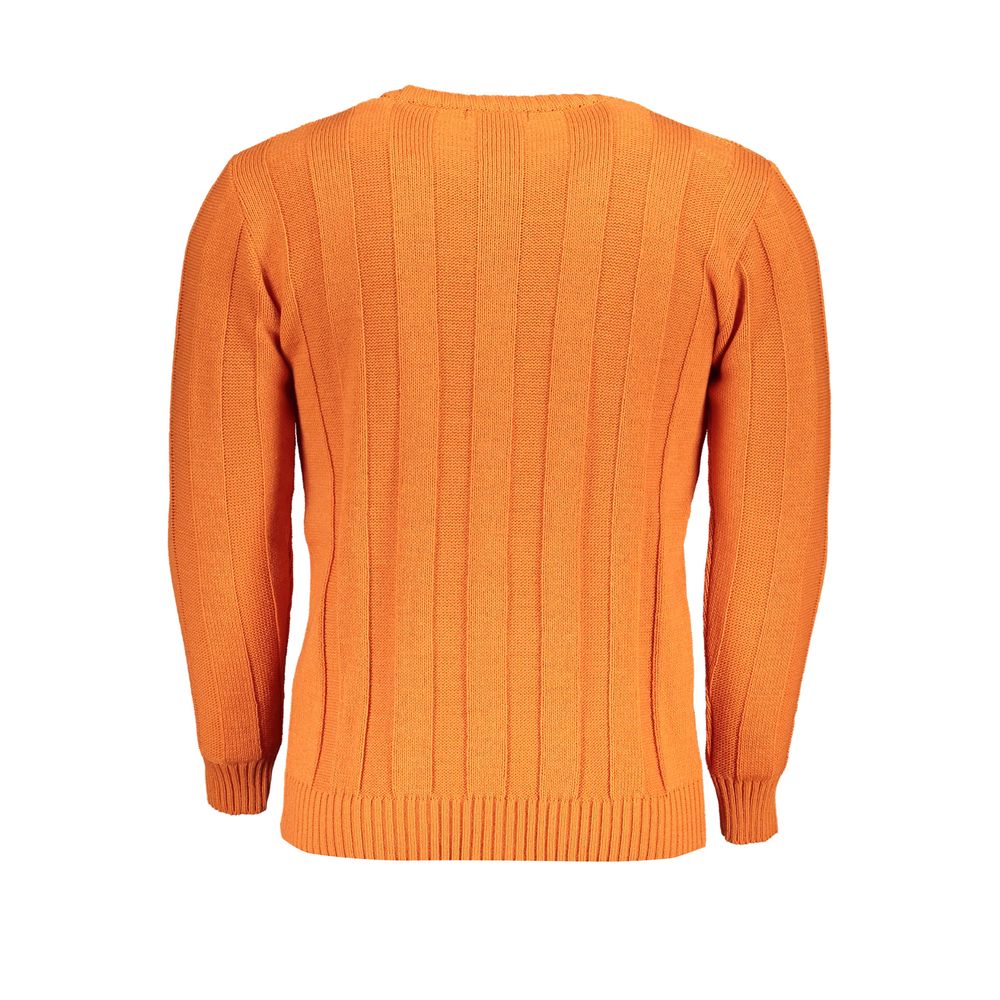 U.S. Grand Polo Orange Fabric Sweatshirt